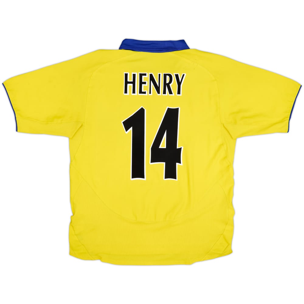 2003-05 Arsenal Away Shirt Henry #14 - 6/10 - (L)