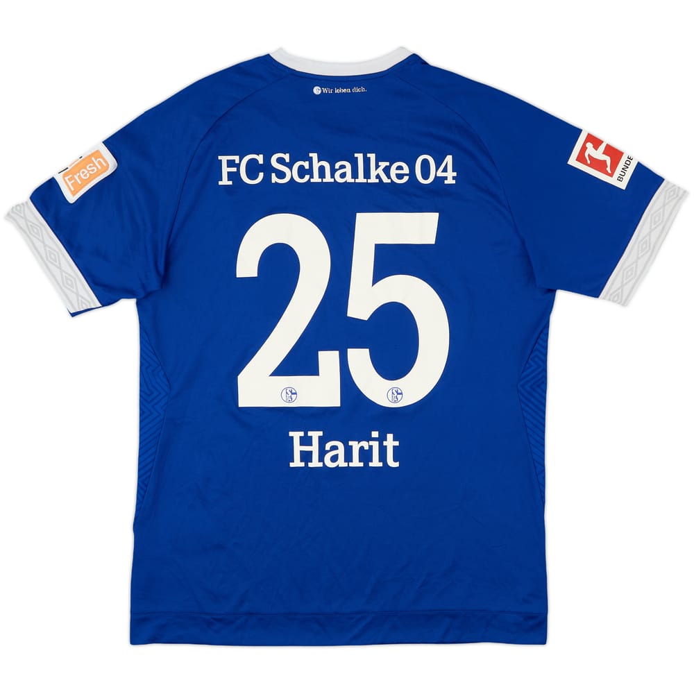 2018-19 Schalke Home Shirt Harit #25 - 5/10 - (L)