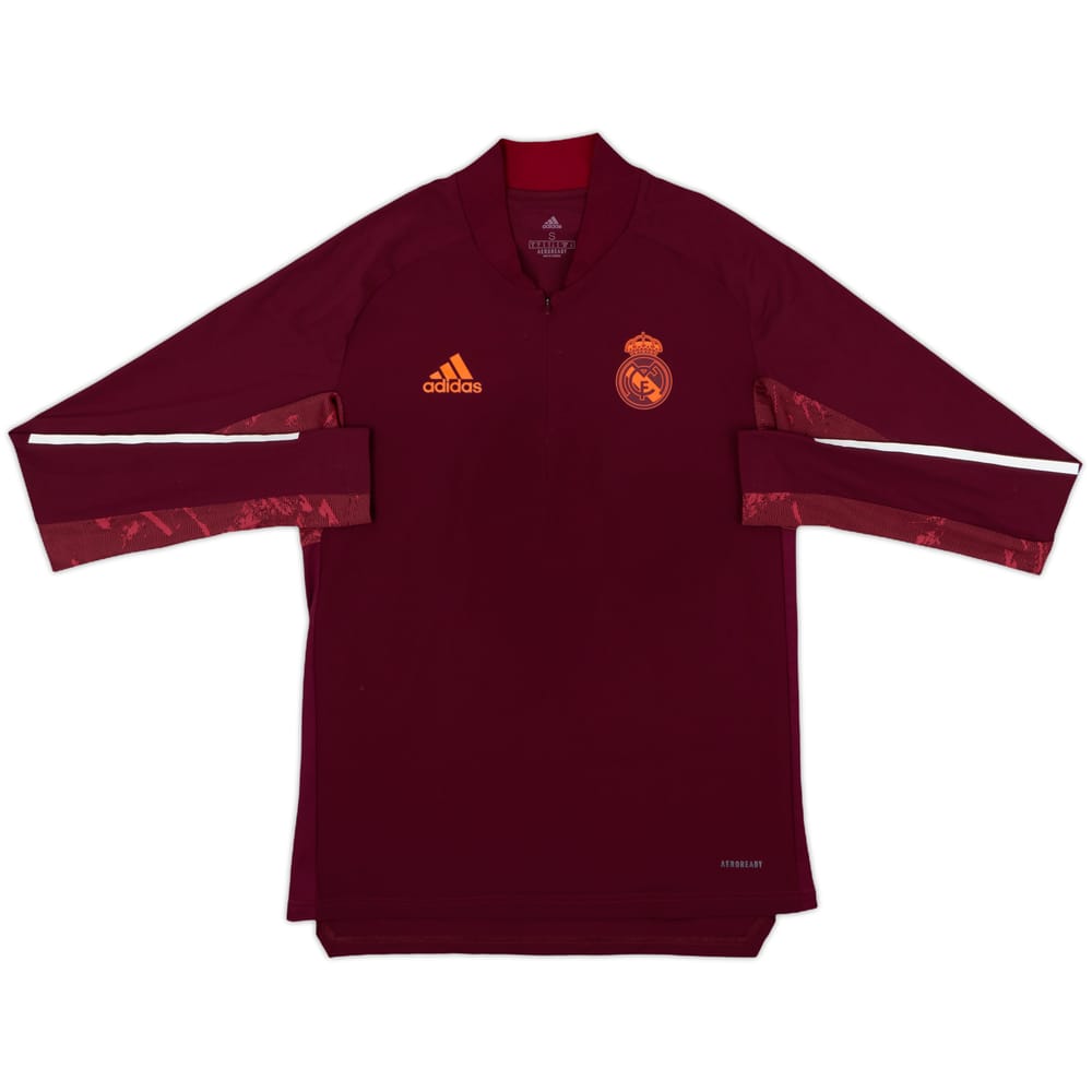 2020-21 Real Madrid adidas 1/4 Zip Drill Top - 9/10 - (S)