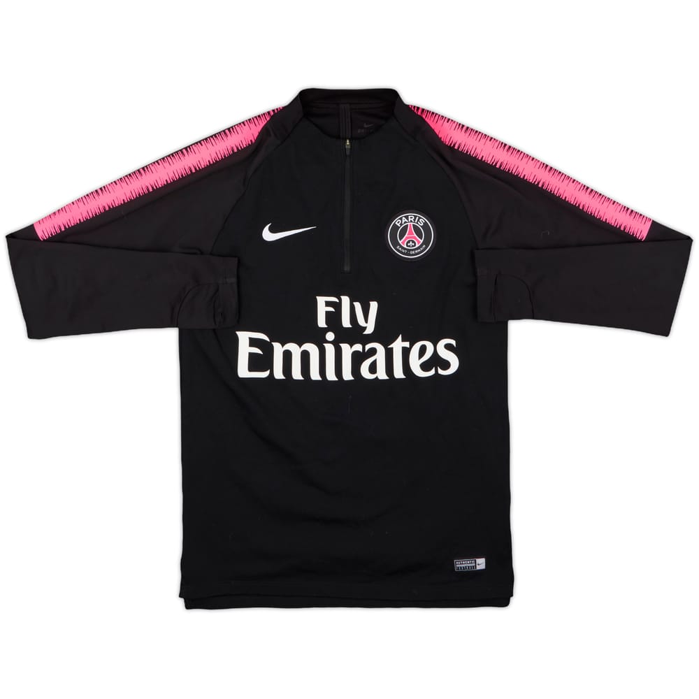 2018-19 Paris Saint-Germain Nike 1/4 Zip Drill Top - 6/10 - (S)