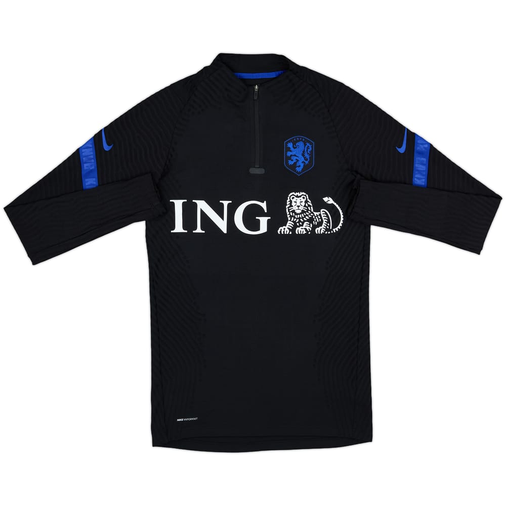 2020-21 Netherlands Player Issue Nike 1/4 Zip Drill Top - 9/10 - (S)