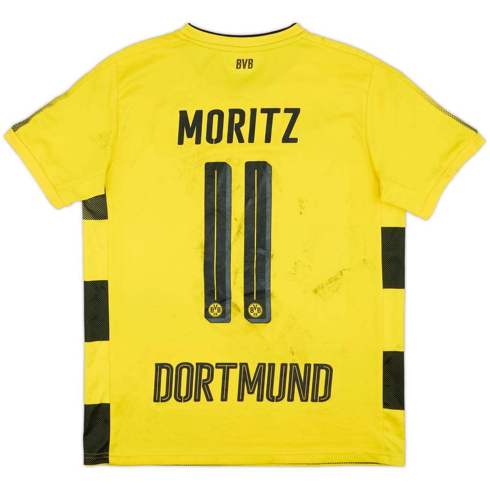 2017-18 Borussia Dortmund Home Shirt Moritz #11 - 5/10 - (XL.Boys)