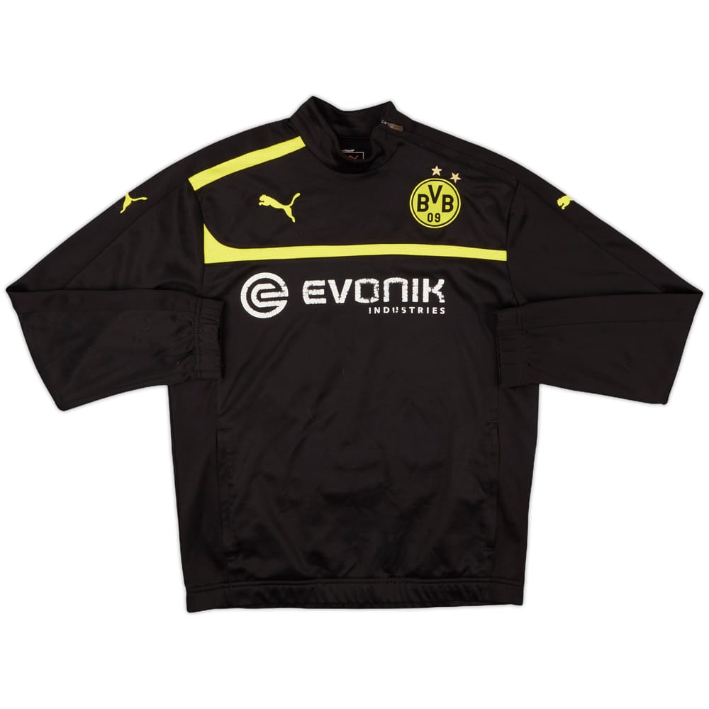 2012-13 Borussia Dortmund Puma 1/4 Zip Track Jacket - 5/10 - (XL.Boys)