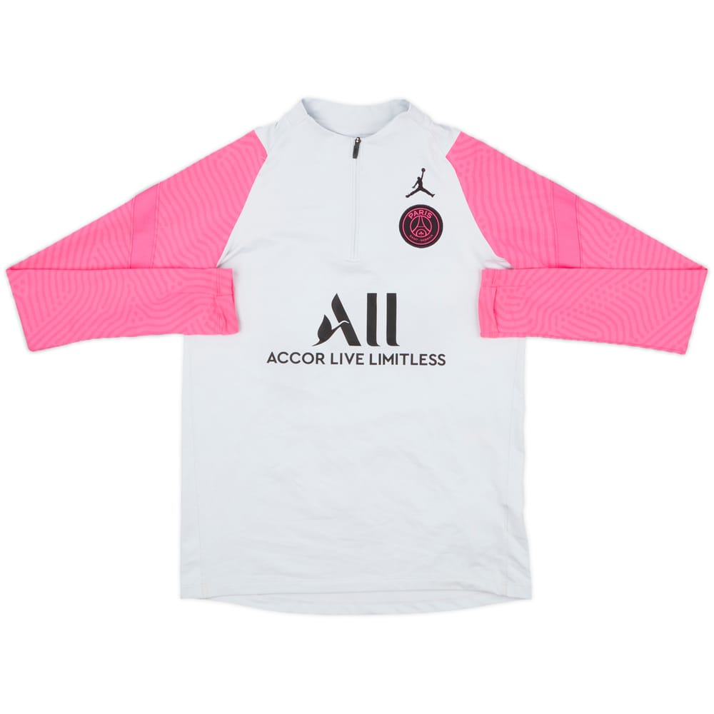 2021-22 Paris Saint-Germain Jordan/Nike Drill Top - 8/10 - (XL.Boys)