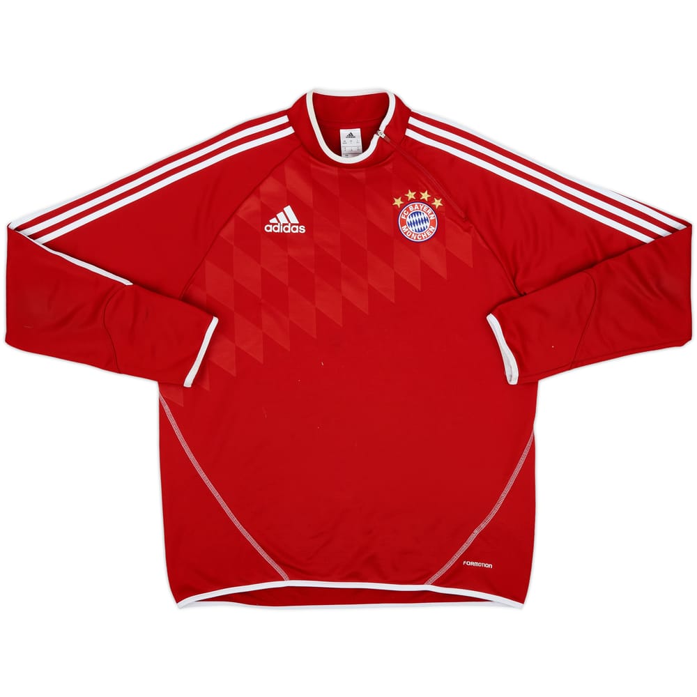 2013-14 Bayern Munich adidas 1/4 Zip Drill Top - 6/10 - (L/XL)