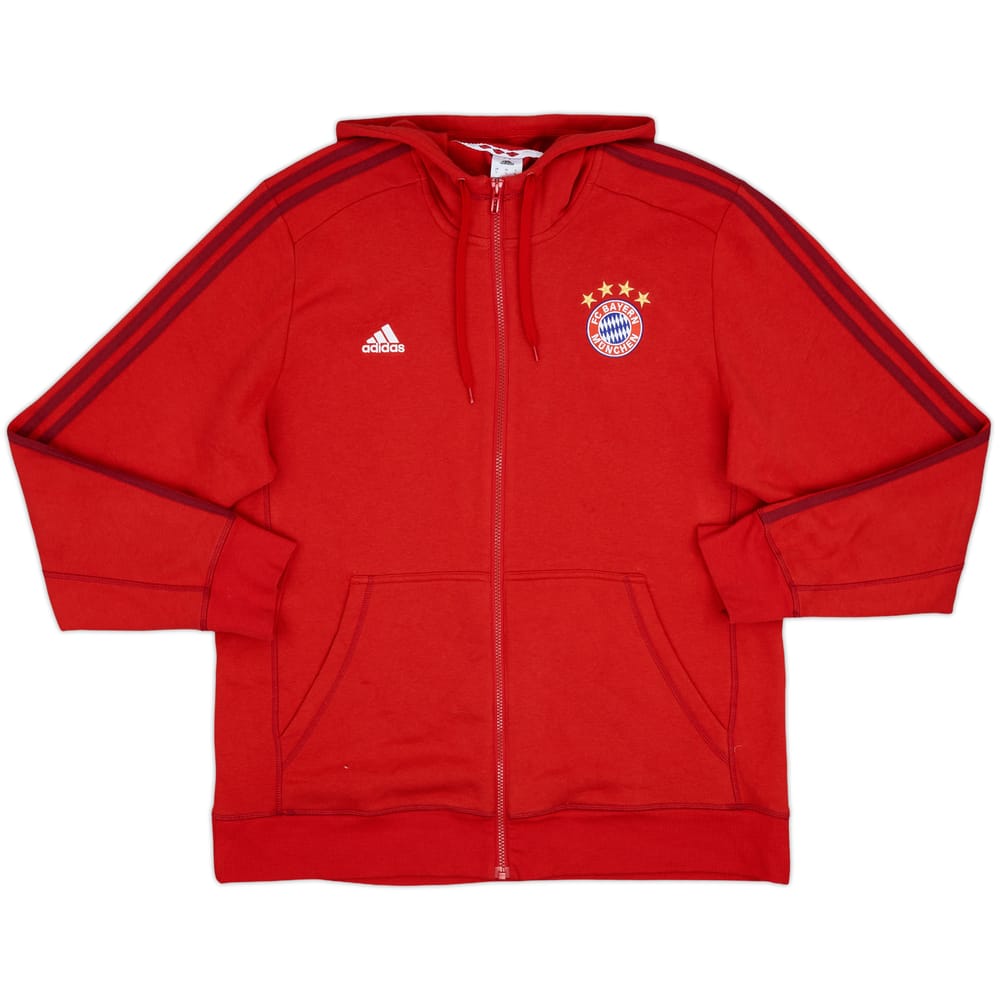 2015-16 Bayern Munich adidas Hooded Track Jacket - 9/10 - (XL)