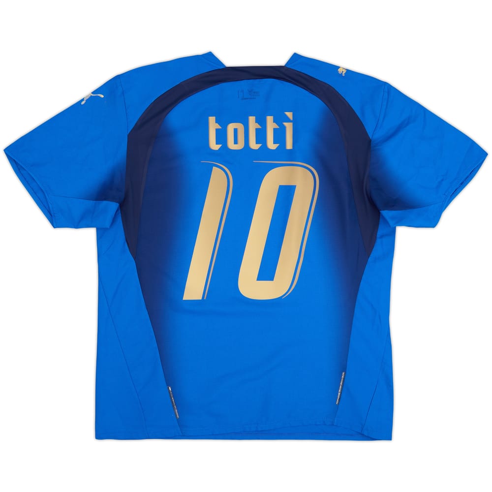 2006 Italy Home Shirt Totti #10 - 6/10 - (L)