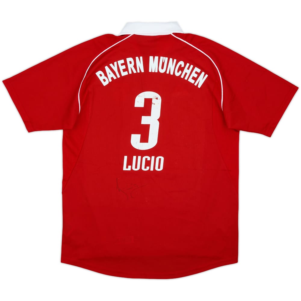 2005-06 Bayern Munich Home Shirt Lucio #3 - 5/10 - (XL.Boys)