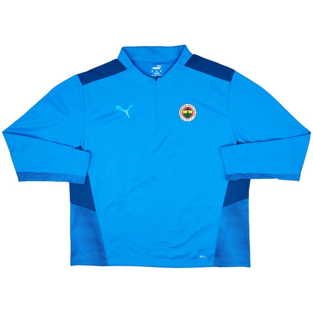 2021-22 Fenerbahce Puma 1/4 Zip Drill Top - 9/10 - (XXL)