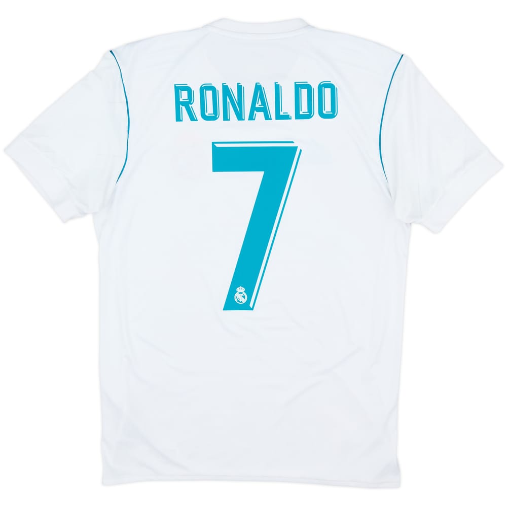 2017-18 Real Madrid Home Shirt Ronaldo #7 - 8/10 - (S)