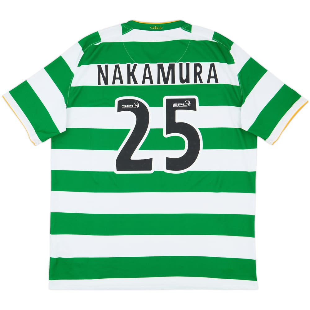 2008-10 Celtic Home Shirt Nakamura #25 - 5/10 - (XL)
