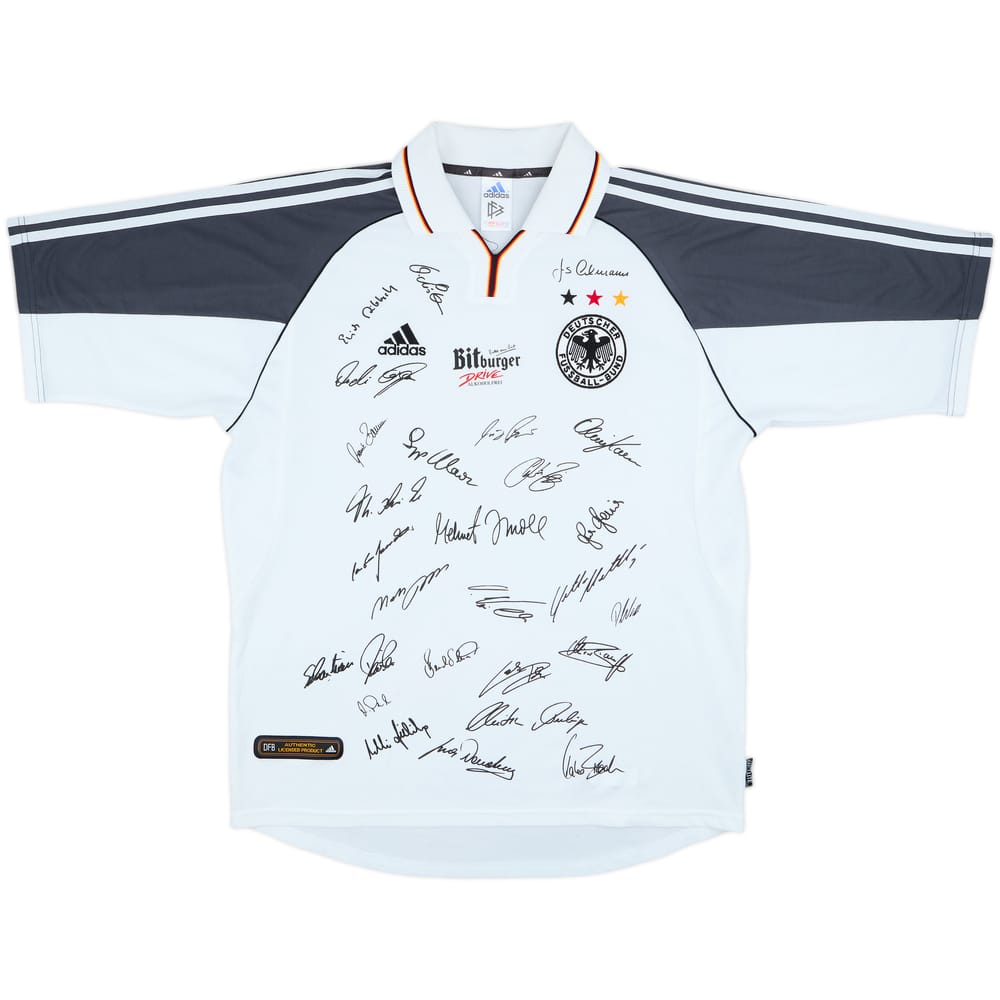 2000-02 Alemania 'Firmada por el Plantel' Camiseta Local - 9/10 - (L)