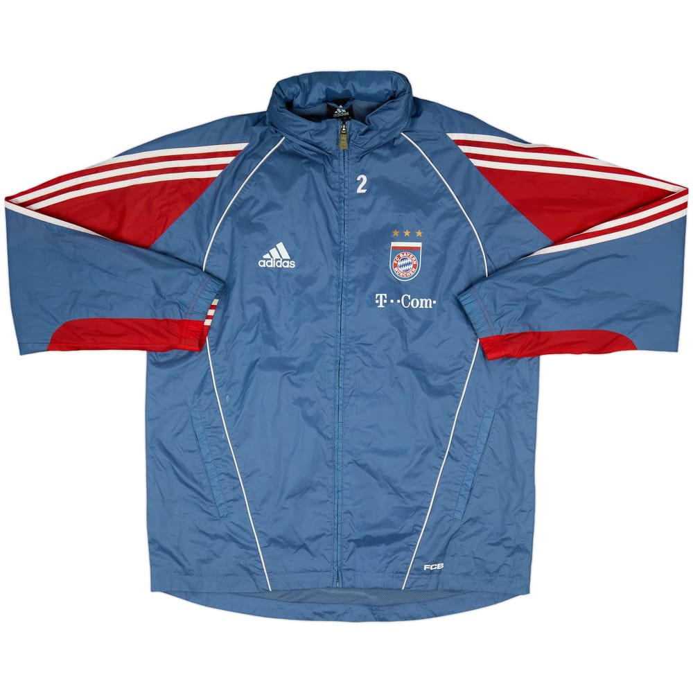 2005-06 Bayern Munich Player Issue adidas Hooded Rain Jacket #2 - 7/10 - (M/L)