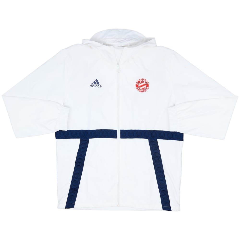 2019-20 Bayern Munich adidas Hooded Rain Jacket - 6/10 - (M)