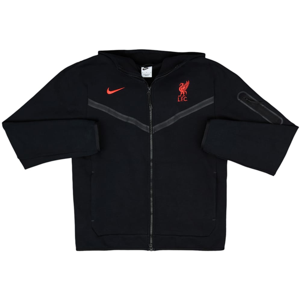 2022-23 Liverpool Nike Hooded Track Jacket - 9/10 - (M)