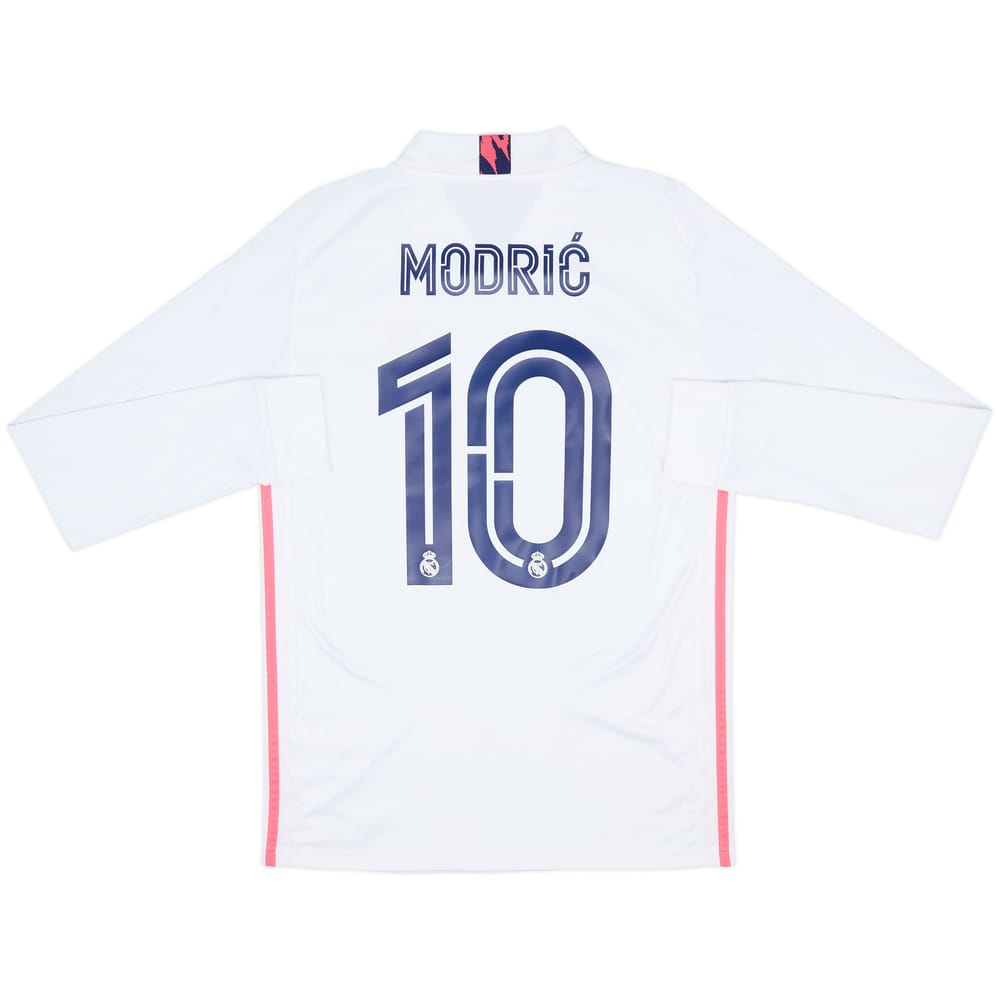 2020-21 Real Madrid Home L/S Shirt Modric #10 - 10/10 - (S)