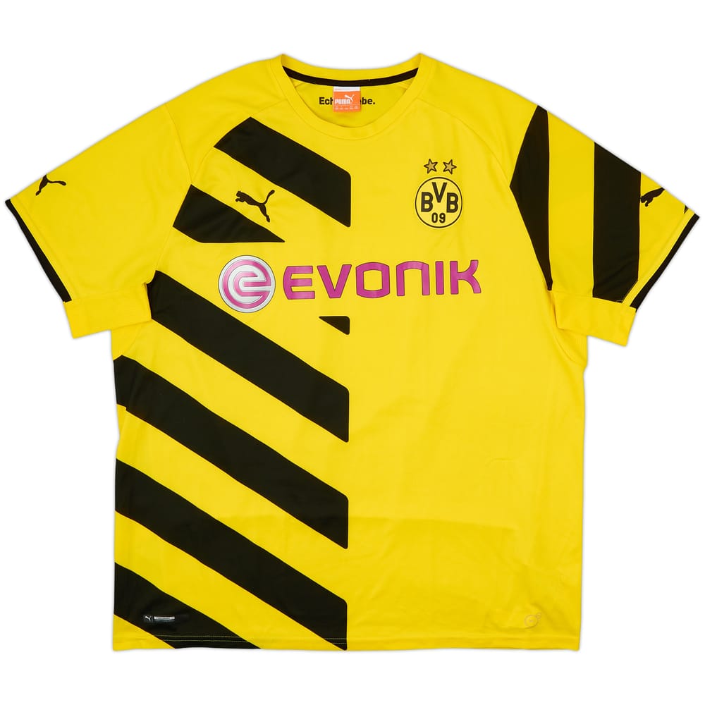 2014-15 Borussia Dortmund Home Shirt - 8/10 - (XXL)