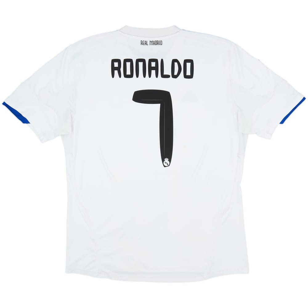 2010-11 Real Madrid Home Shirt Ronaldo #7 - 6/10 - (XL)