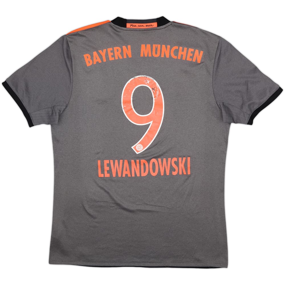 2016-17 Bayern Munich Away Shirt Lewandowski #9 - 5/10 - (M)