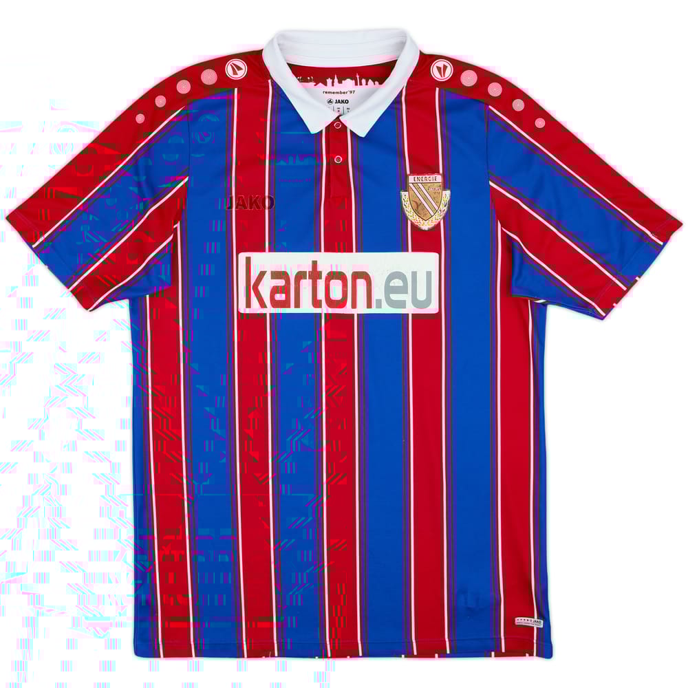 2017-18 Energie Cottbus Home Shirt - 4/10 - (M)
