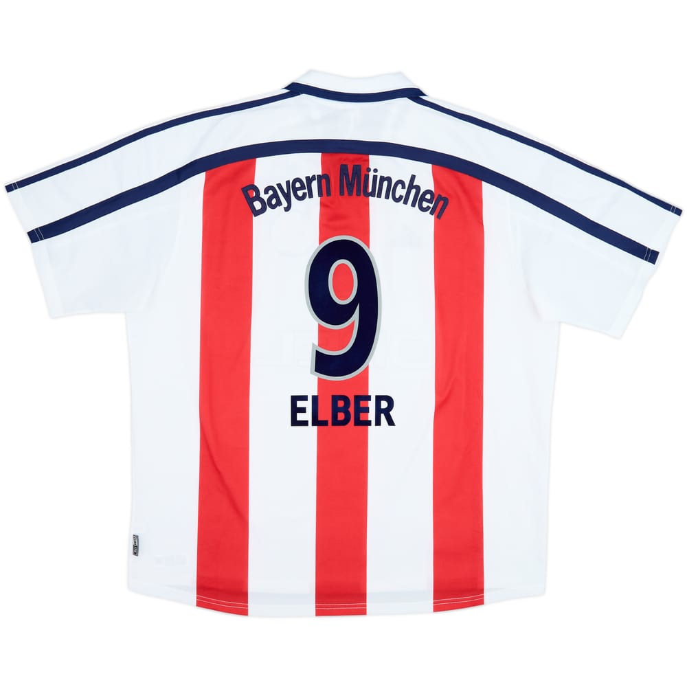 2000-01 Bayern Munich Away Shirt Elber #9 - 10/10 - (XXL)