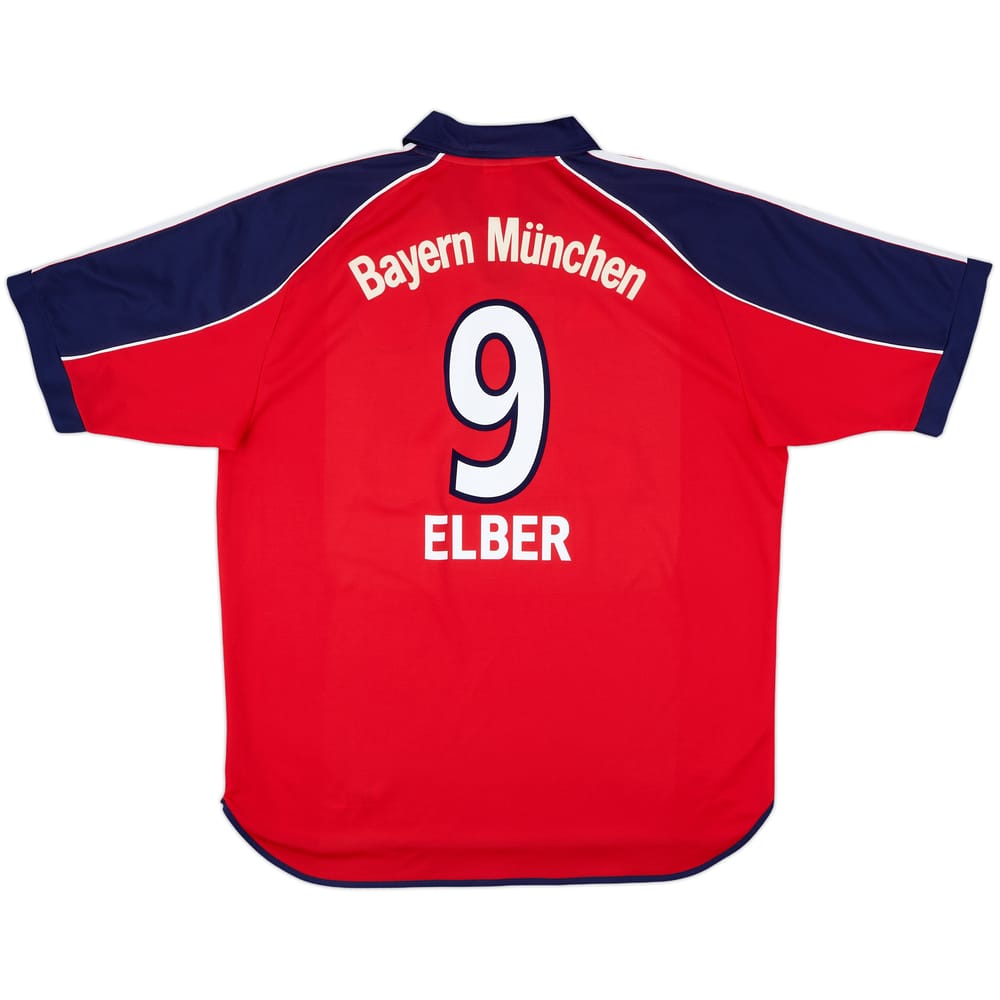 1999-01 Bayern Munich Home Shirt Elber #9 - 10/10 - (XL)