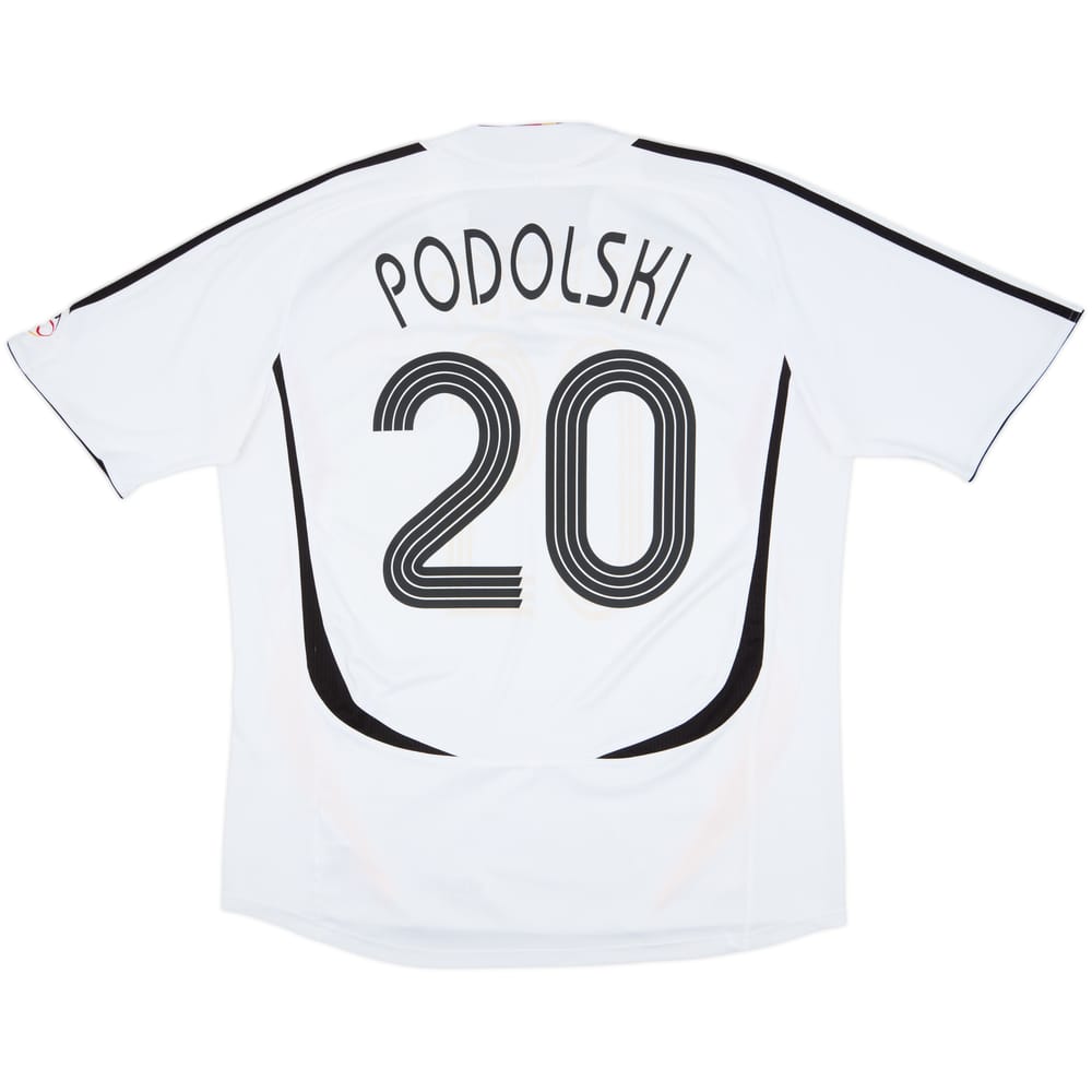 2005-07 Germany Home Shirt Podolski #20 - 4/10 - (XL)