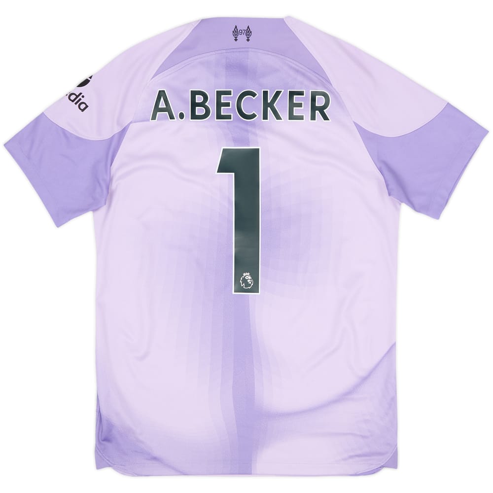 2022-23 Liverpool GK S/S Shirt A.Becker #1 - 9/10 - (S)