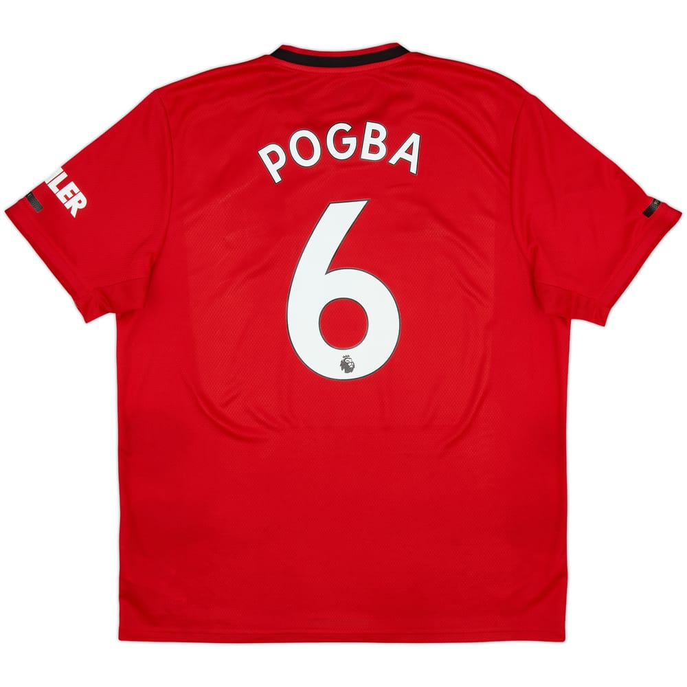 2019-20 Manchester United Home Shirt Pogba #6 - 8/10 - (XL)