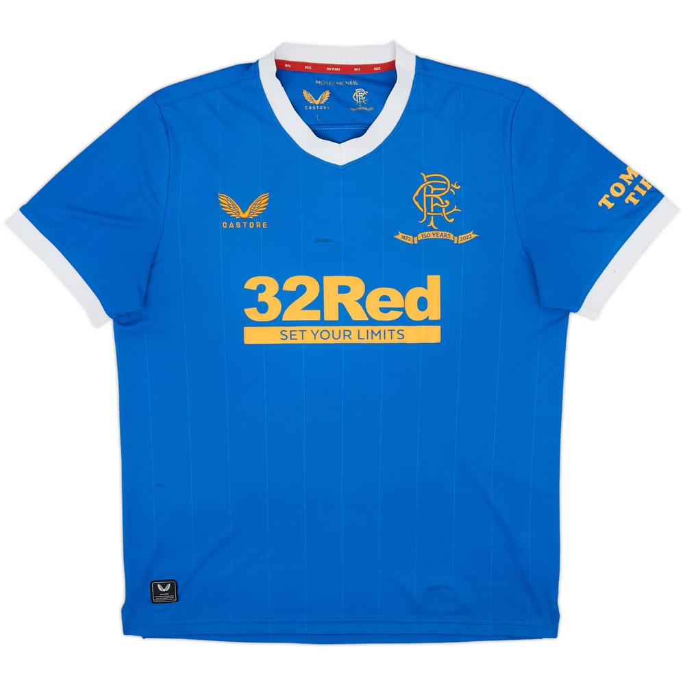 2021-22 Rangers Home Shirt - 5/10 - (L)