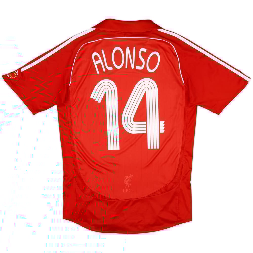 2006-08 Liverpool Local Camiseta Alonso #14 - 7/10 - (S)