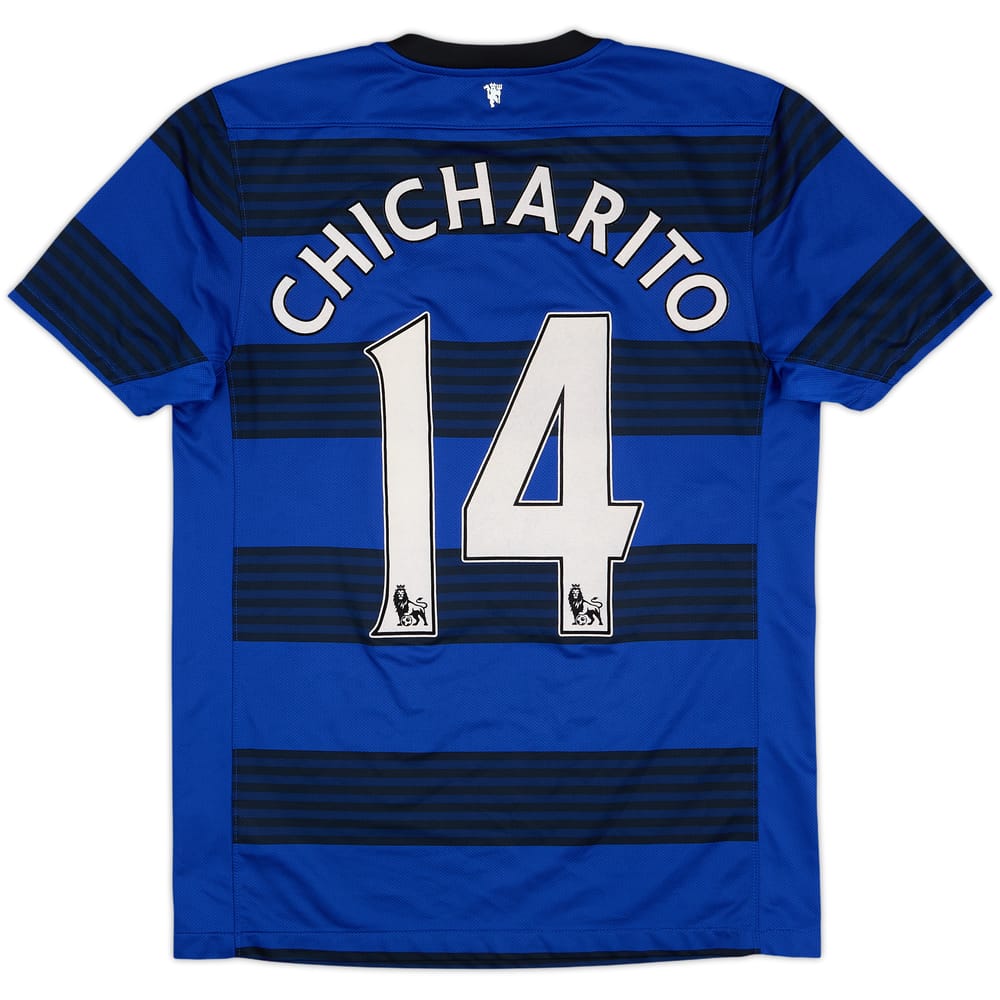 Camiseta de visitante del Manchester United 2011-13 Chicharito #14 - 4/10 - (M)