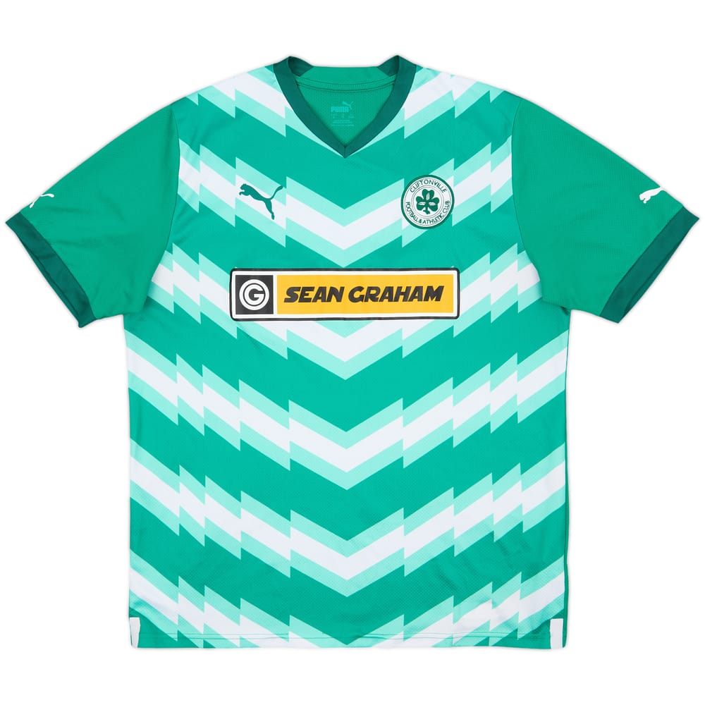2022-24 Cliftonville Away Shirt - 8/10 - (XL)