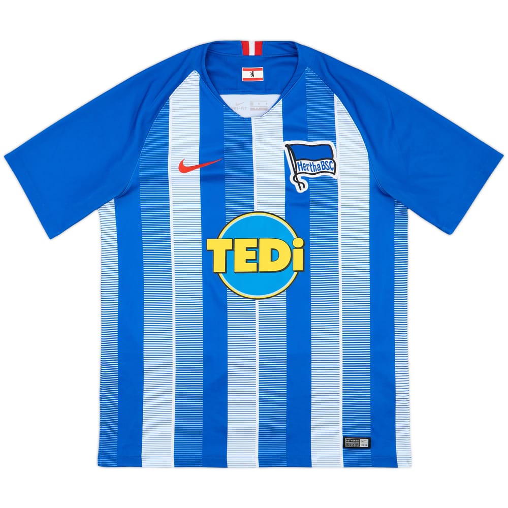 2018-19 Hertha Berlin Home Shirt - 9/10 - (M)