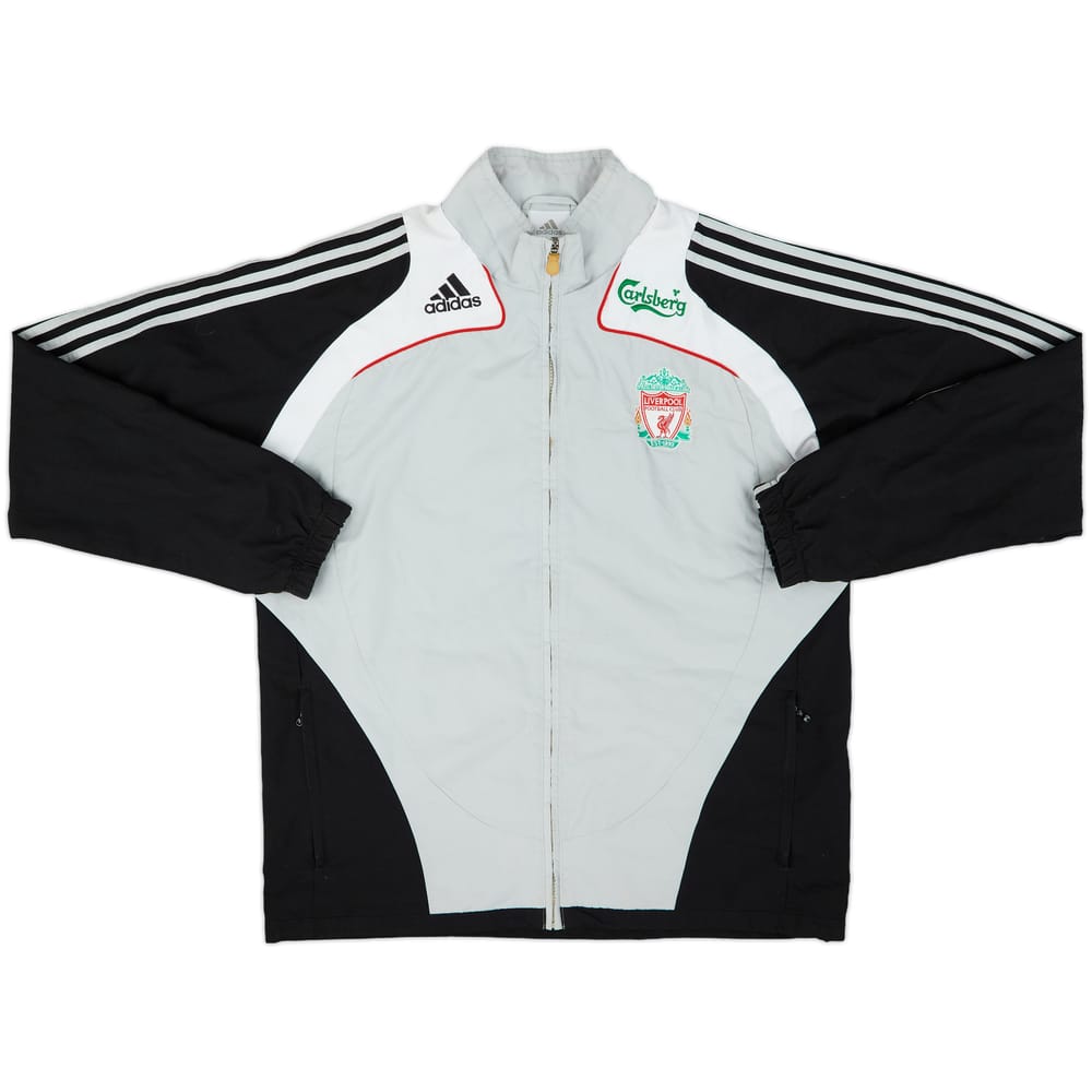 2008-09 Liverpool adidas Track Jacket - 8/10 - (L)
