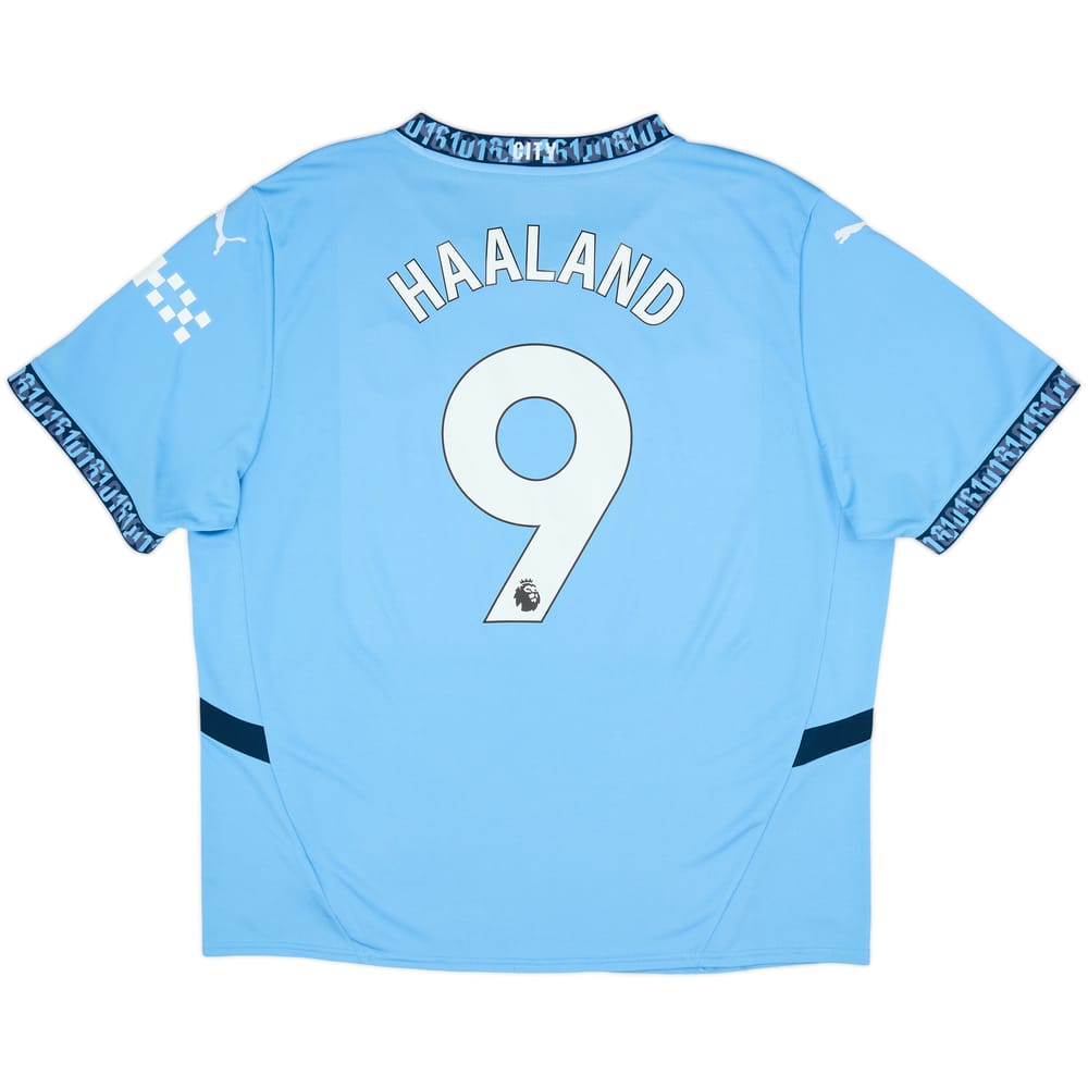 2024-25 Manchester City Home Shirt Haaland #9 - 9/10 - (XXL)