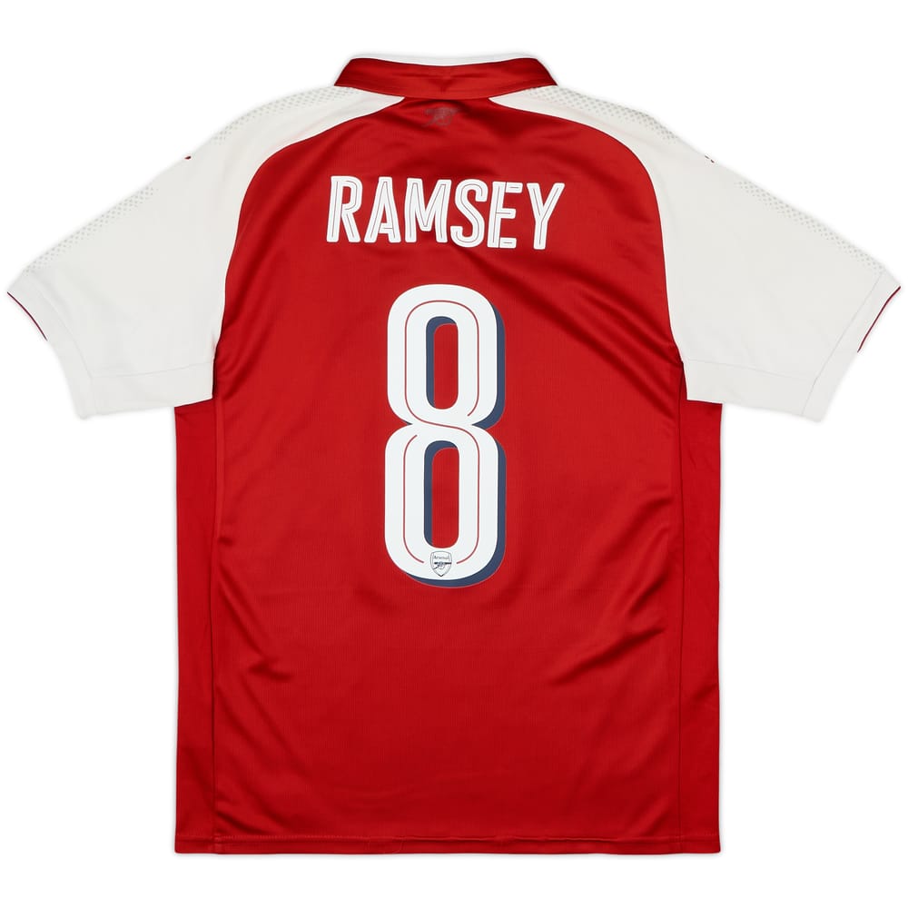 2017-18 Arsenal Home Shirt Ramsey #8 - 8/10 - (S)