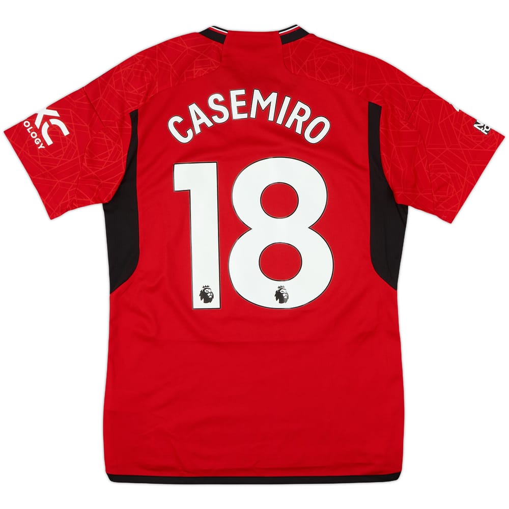 2023-24 Manchester United Home Shirt Casemiro #18 - 9/10 - (M)