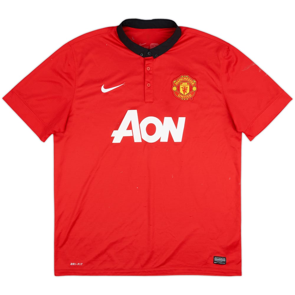 2013-14 Manchester United Home Shirt - 5/10 - (XL)