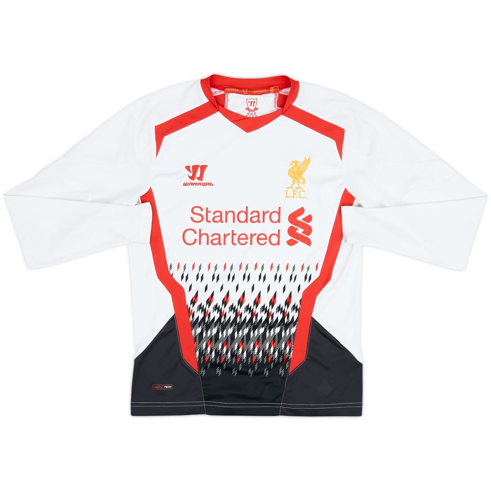 2013-14 Liverpool Away L/S Shirt - 6/10 - (M.Boys)