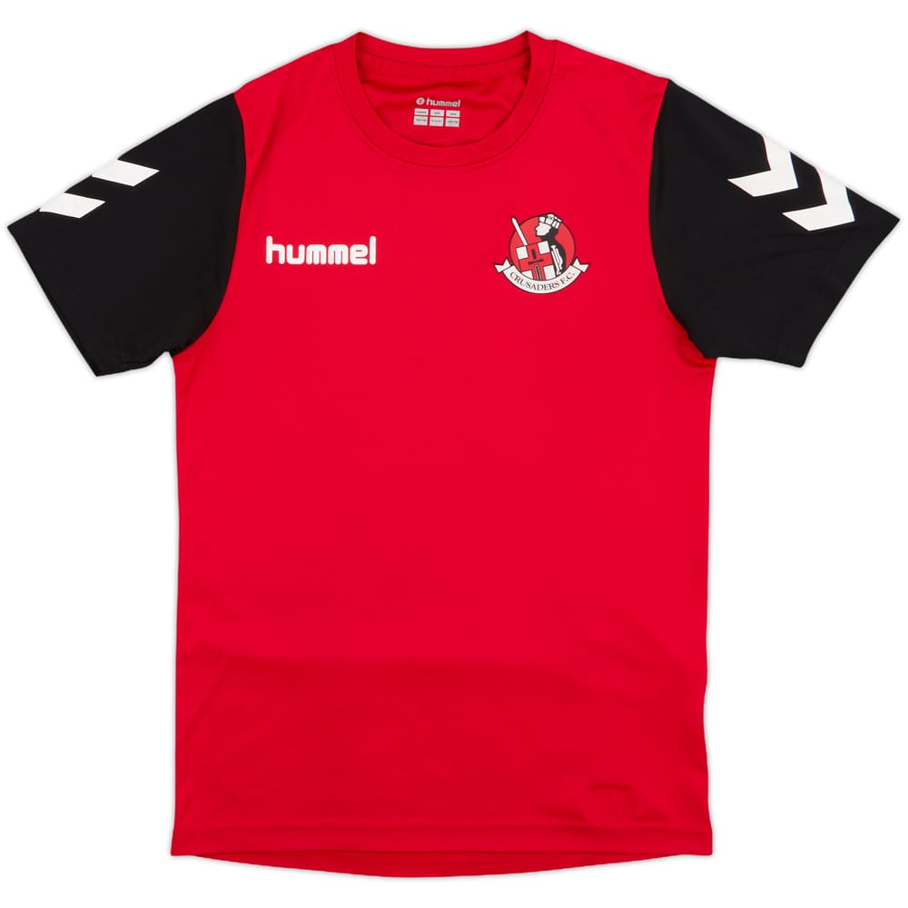 2020-21 Crusaders Hummel Training Shirt - 8/10 - (XL.Boys)