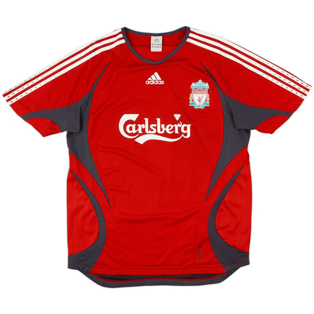 2006-07 Liverpool adidas Formotion Training Shirt - 9/10 - (L/XL)