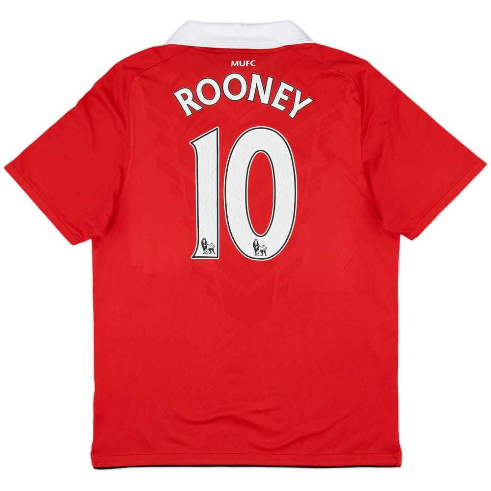 2010-11 Manchester United Home Shirt Rooney #10 - 6/10 - (M)