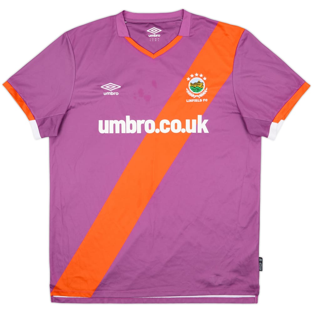 2020-21 Linfield Away Shirt - 8/10 - (XL)