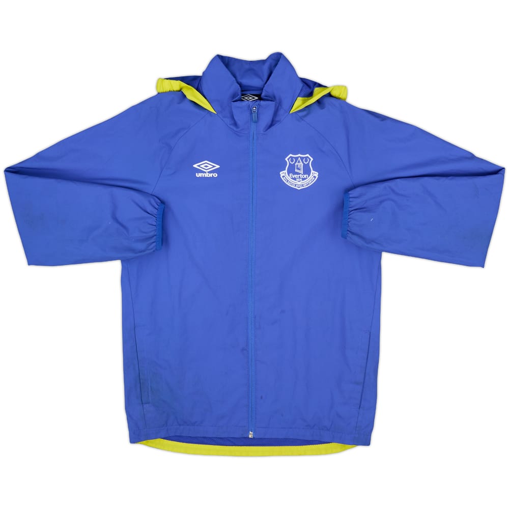 2015-16 Everton Umbro Hooded Track Jacket - 6/10 - (L.Boys)