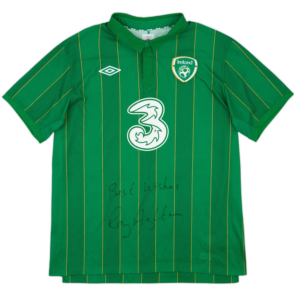 2011 Ireland Signed Home Shirt - 5/10 - (XL)