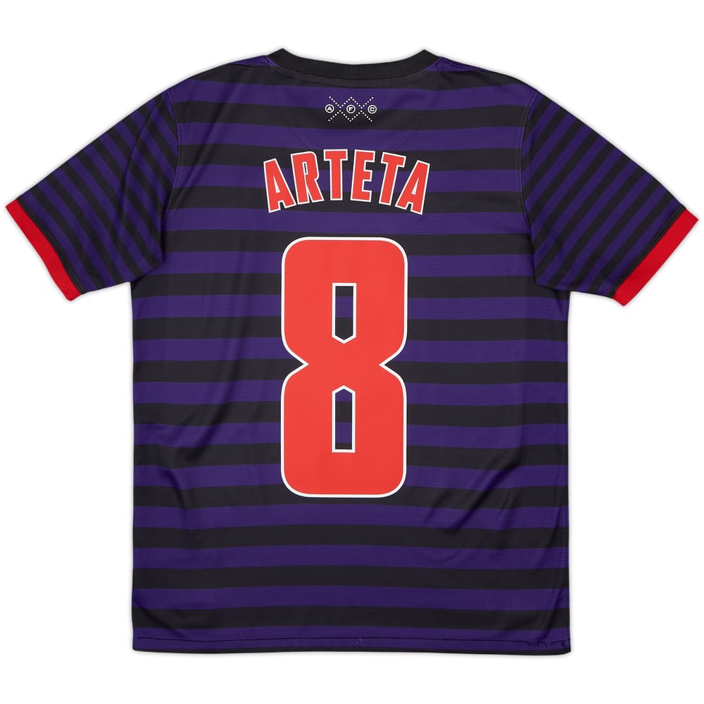 2012-13 Arsenal Away Shirt Arteta #8 - 8/10 - (XL.Boys)