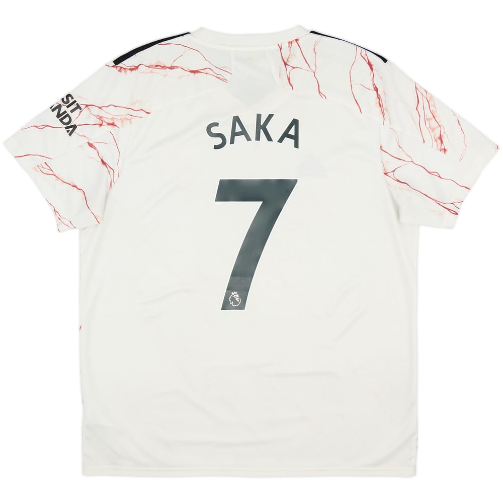 2020-21 Arsenal Away Shirt Saka #7 - 8/10 - (XL)