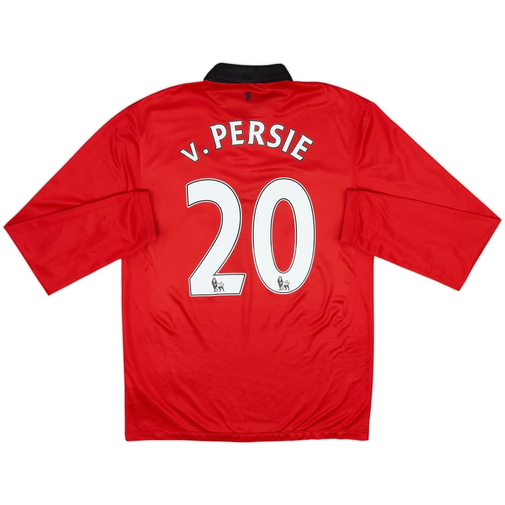 2013-14 Manchester United Home L/S Shirt V.Persie #20 - 6/10 - (M)