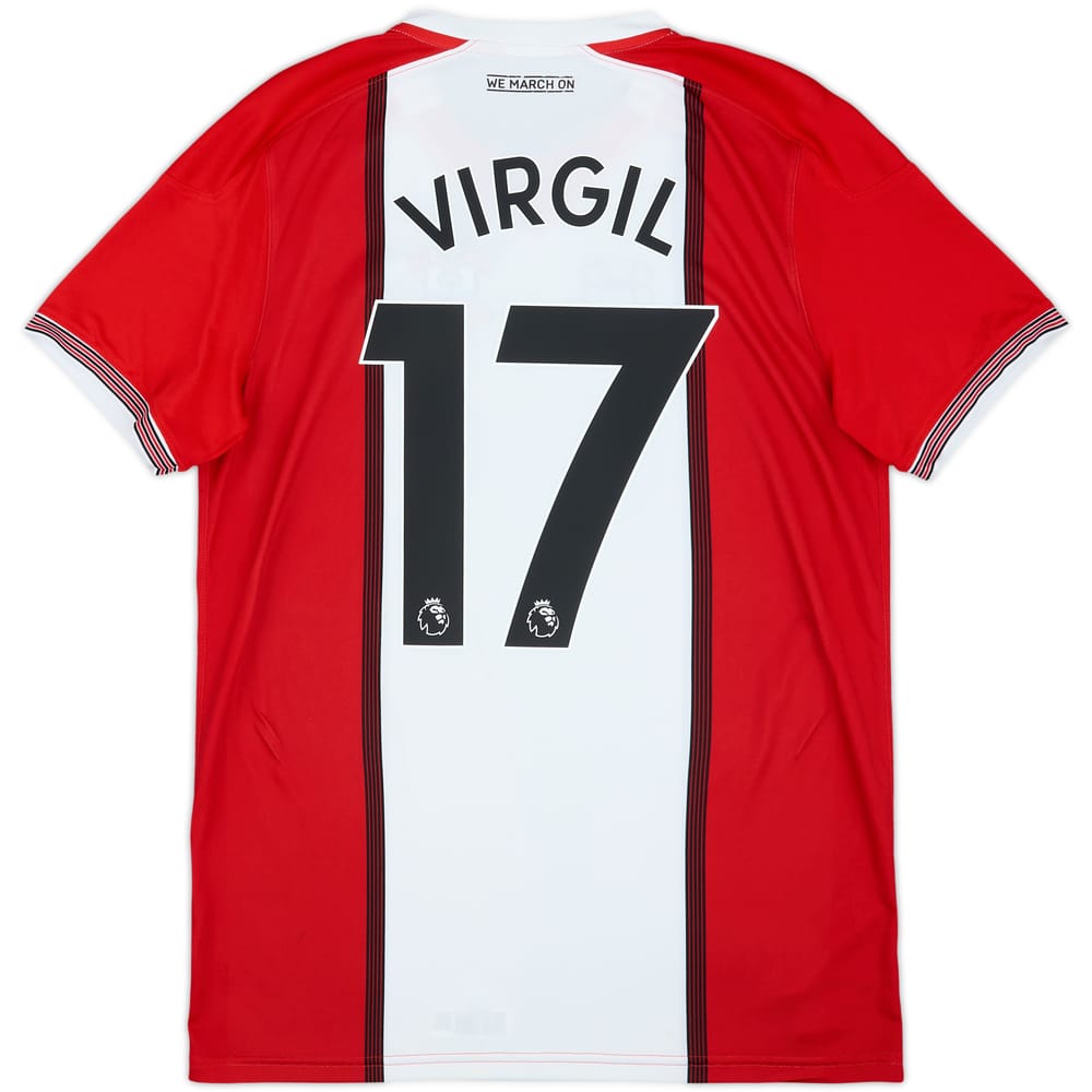 2017-18 Southampton Home Shirt Virgil #17 - 9/10 - (XL.Boys)